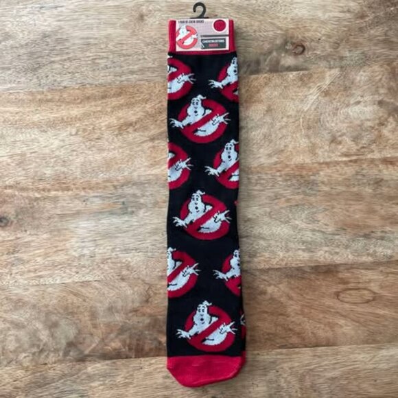 5/$20 NEW Adult Ghostbusters No Ghosts Socks - Picture 1 of 3